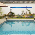 2/4pcs Pool Pole Hanger Hooks | Aluminum Wall Mount Holder for Pool Tools & Accessories