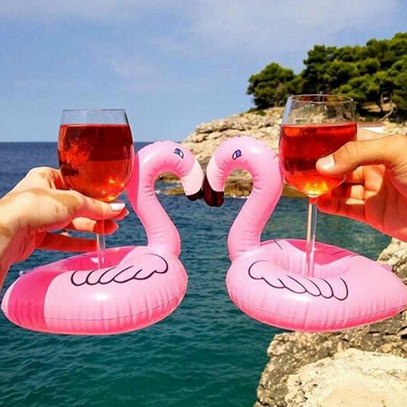 Inflatable Pool Drink Holder – Floating Cup Can Beer Holder for Pool, Beach & Bath Party