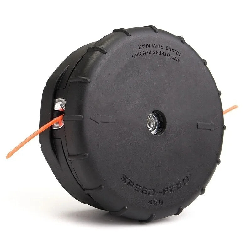 2pcs Speed Feed Trimmer Head 4.5" | Universal Bump Feed Line Head for Brush Cutter