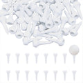 300pcs 35mm Plastic Golf Tees Mixed Color | Durable Golf Training Accessories