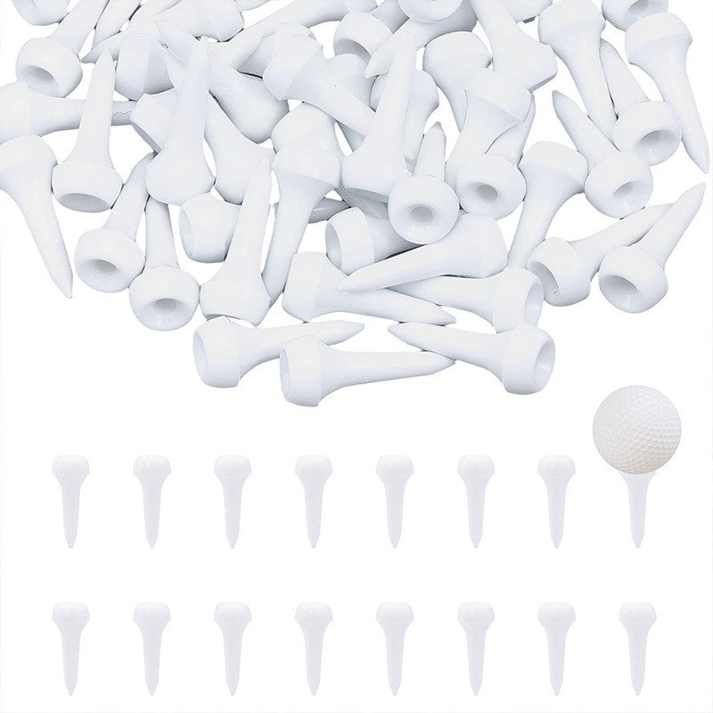 300pcs 35mm Plastic Golf Tees Mixed Color | Durable Golf Training Accessories