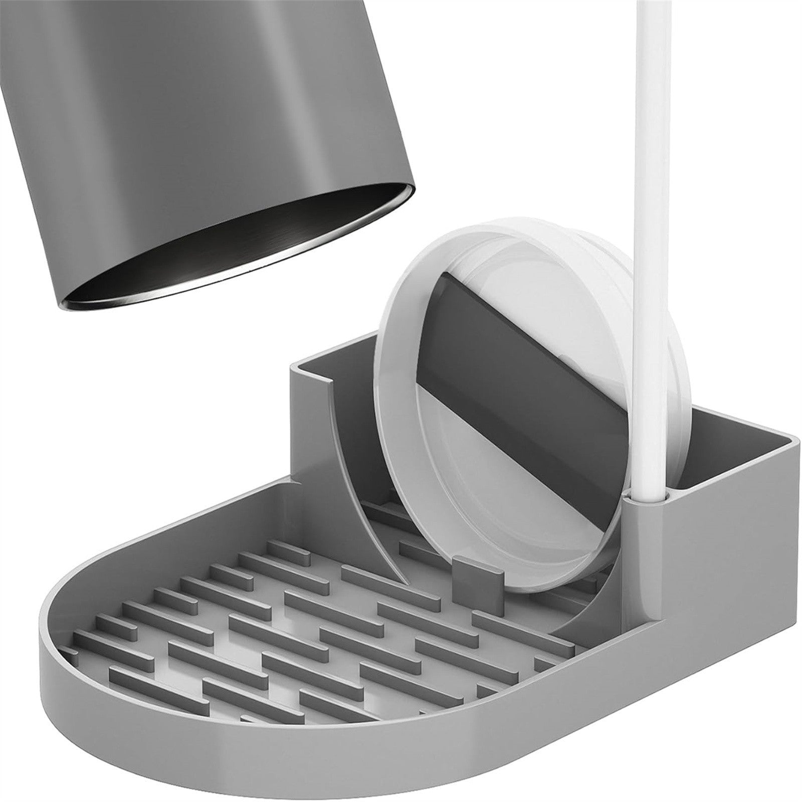 2PCS Silicone Water Bottle Drying Rack – Non-Slip Cup Dryer Stand for Bottles, Lids and Straws