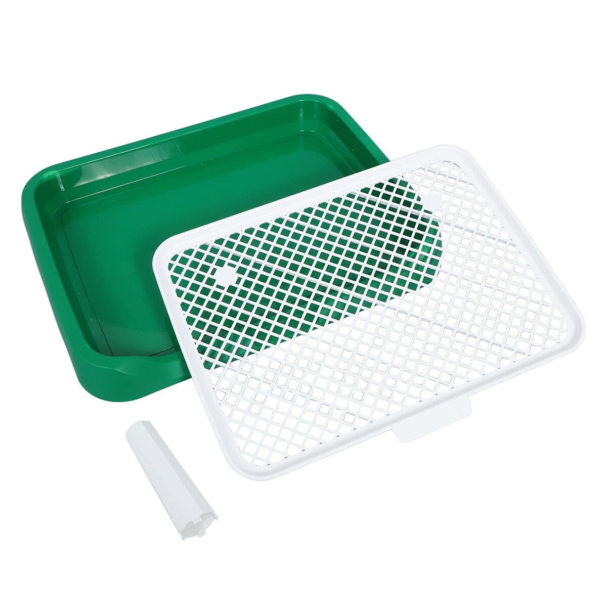 Indoor Dog Potty Trainer Pad Tray - Small Puppy Toilet Pee Tray with Grille