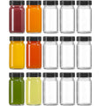 4PCS Double Wall Glass Coffee Tea Cups 300ml Heat Resistant with Stainless Steel Spoons