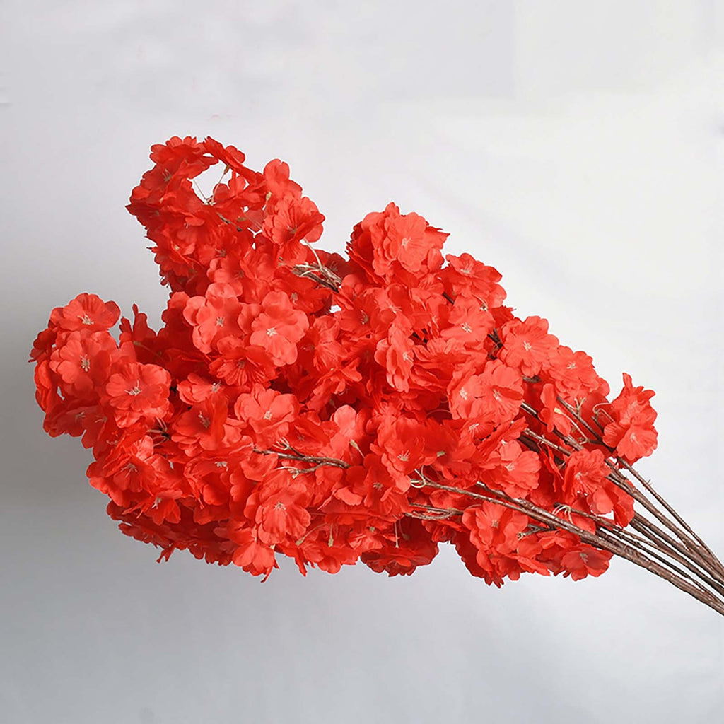 Artificial Cherry Blossom Flower Branch 95cm Silk Wedding Party Home Decoration