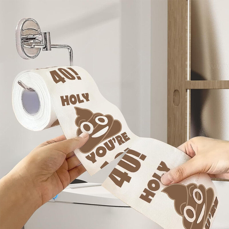 Prank Funny Toilet Paper Roll Birthday Decoration Birthday Gifts Women Men Gift