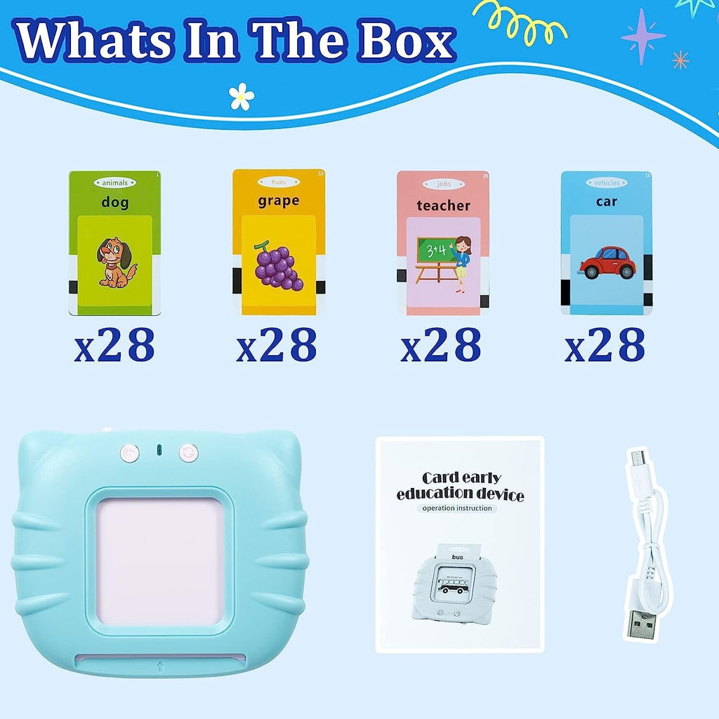 What's in the box – reader, 112 cards and cable