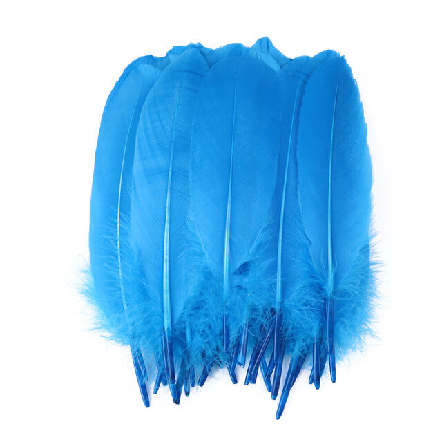 200pcs Natural Goose Feathers 6-12cm – Craft, Millinery, Wedding & DIY Decoration (11 Colours)