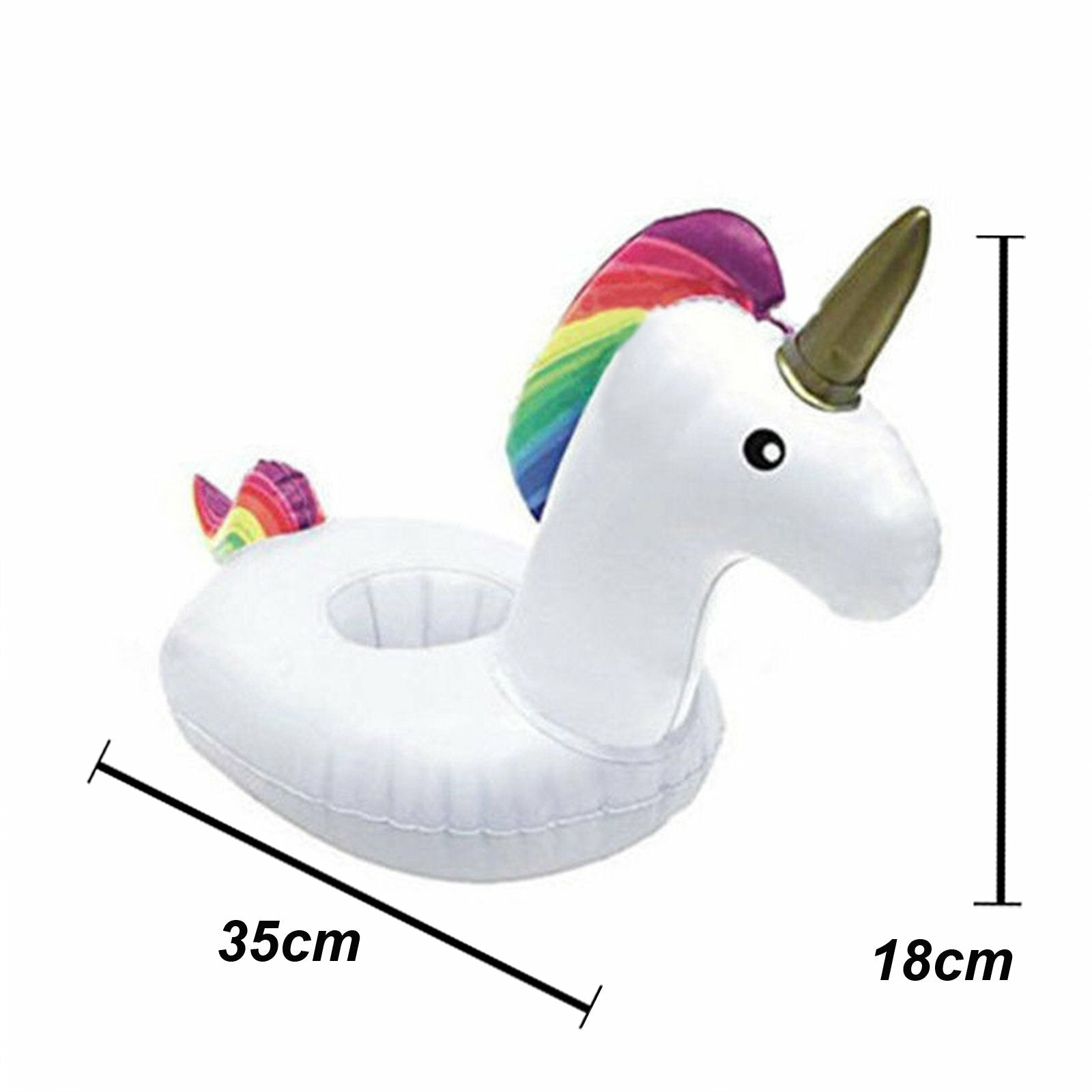 Inflatable Pool Drink Holder – Floating Cup Can Beer Holder for Pool, Beach & Bath Party