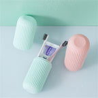Portable Toothbrush Holder Case Travel Toothpaste Storage Box Bathroom Organizer