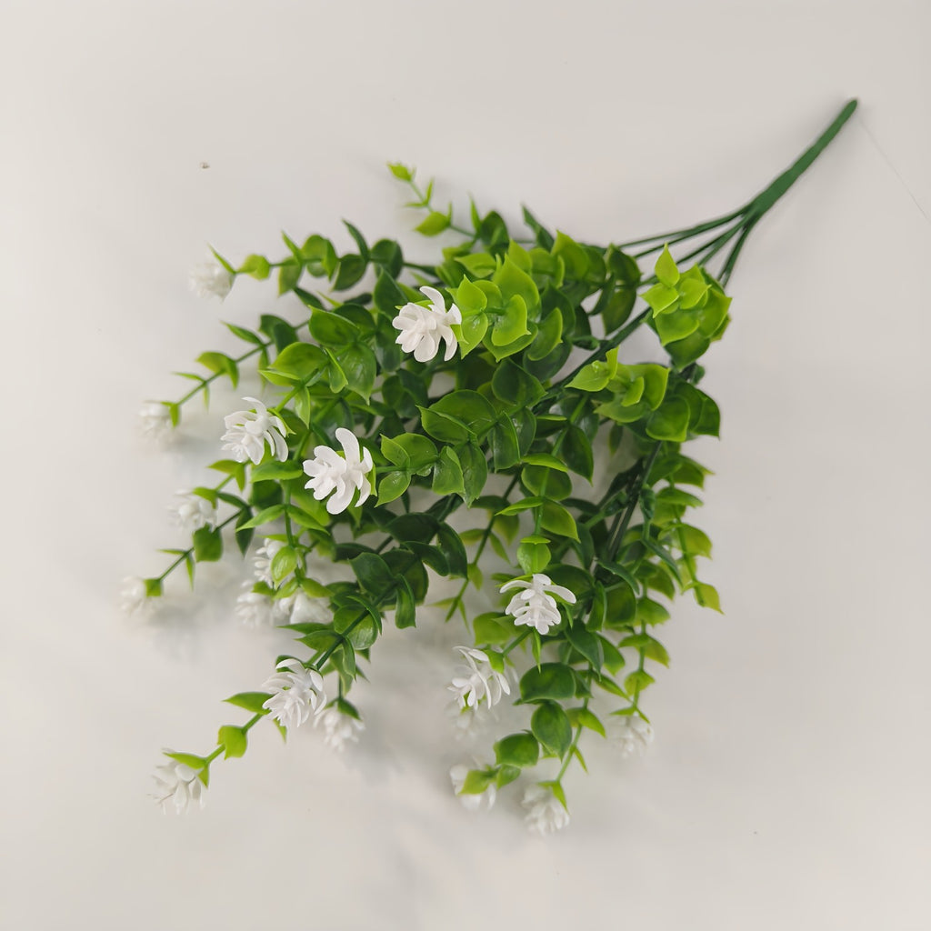 5 Bundles Artificial Camellia Flowers Decorative Plastic Floral Arrangement for Home Decor