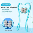 6 roller neck massager size