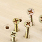 100PCS M4 Chipboard Screws – Carbon Steel Phillips Flat Head Self-Tapping Wood Screws (50mm / 60mm)