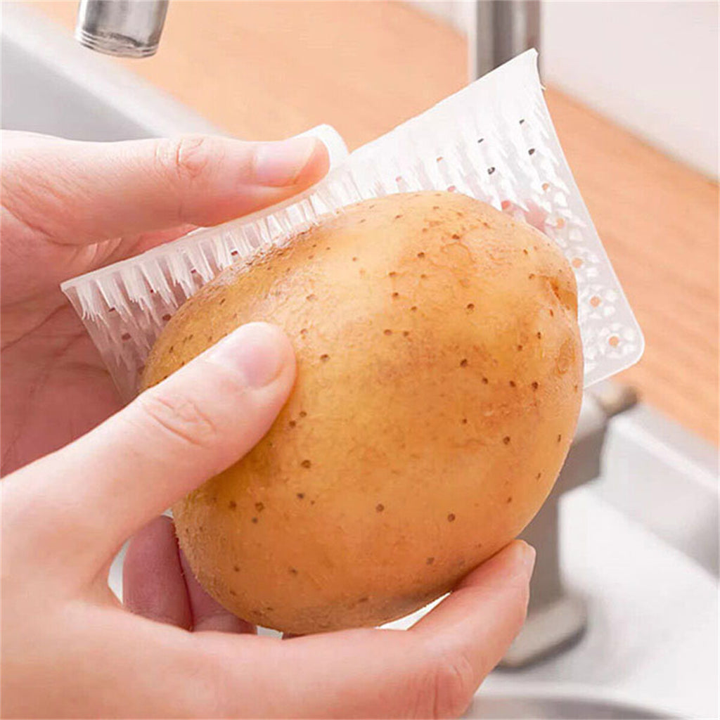 10X Fruit Vegetable Cleaning Brush Dish Scrubber Kitchen Sink Gap Tool Household