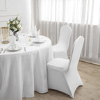 6 Pack Stretch Chair Covers – Spandex Full Seat Covers for Banquet, Wedding, Party and Events