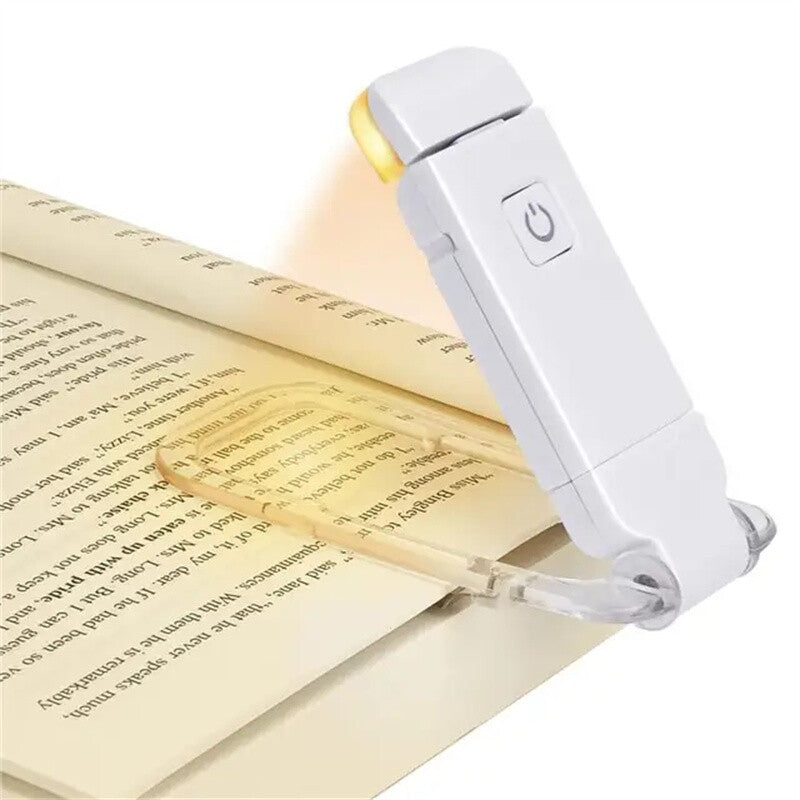 2 Pack USB Rechargeable Book Reading Light – Adjustable Warm White Clip On Bedside Reading Lamp