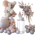 210 Piece Macaron Balloon Arch Garland Kit – Blush Pink and Grey Party Balloons for Wedding, Baby Shower and Birthday Decor