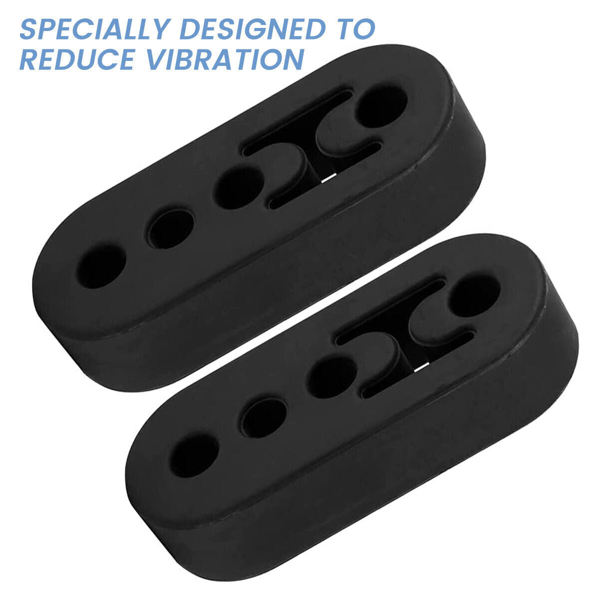 2PCS Exhaust Mount Repair Hanger Heavy Duty Rubber Replacement Universal Bracket