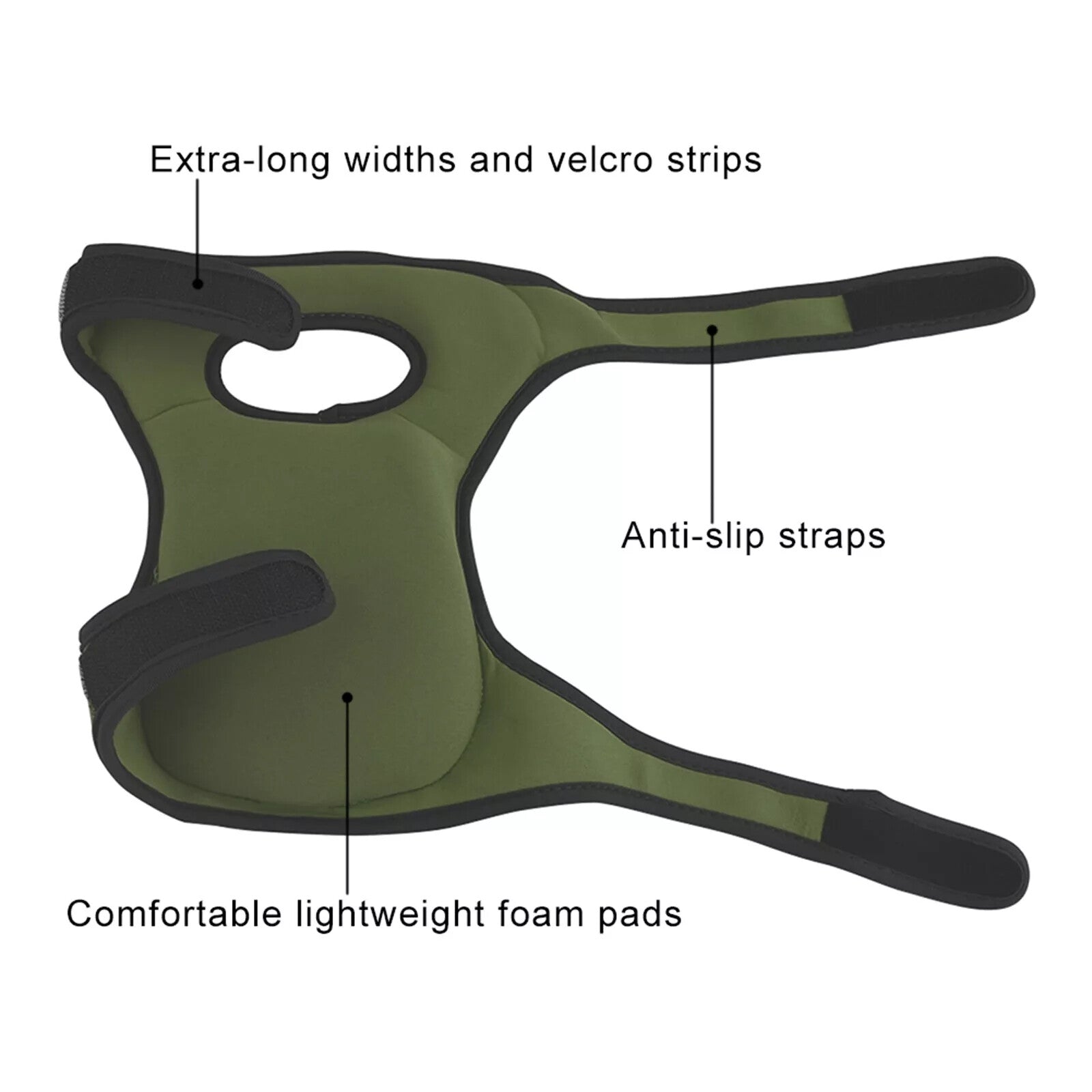 1 Pair Gardening Knee Pads | Soft Cushion Knee Protectors Adjustable Work Pads