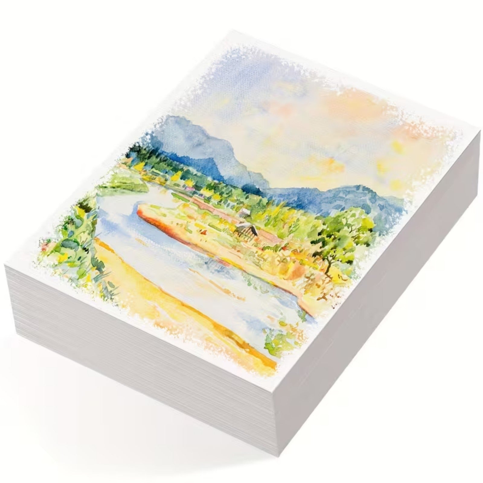 50 Sheets A4 Watercolour Paper 160GSM Cold Press Artist Painting Paper Pad