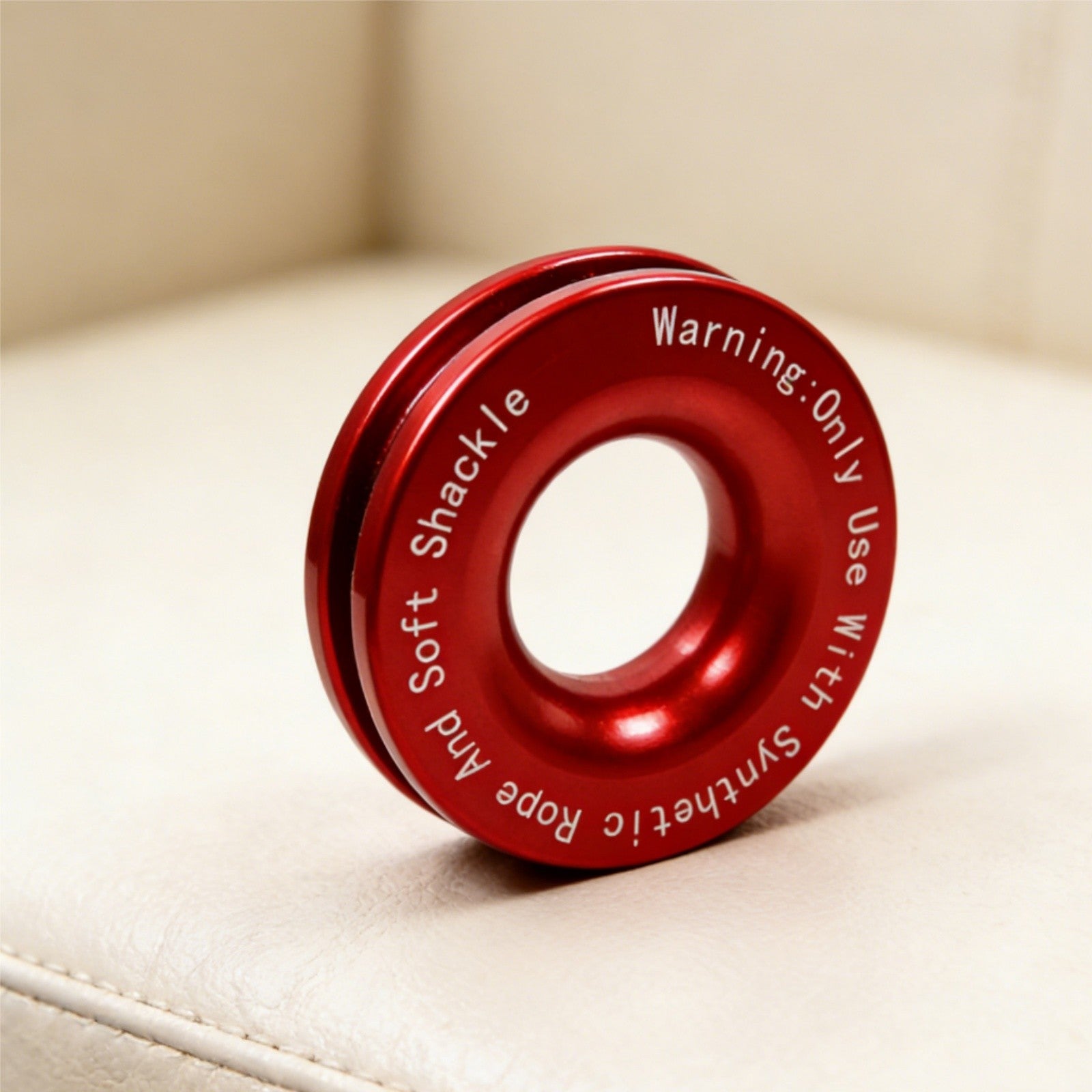 2pcs 41000lbs Recovery Snatch Ring | Aluminum Winch Pulley Block for Soft Shackle