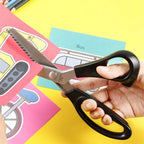2PCS Zig Zag Pinking Shears – Serrated Fabric Scissors for Sewing Dressmaking Crafts