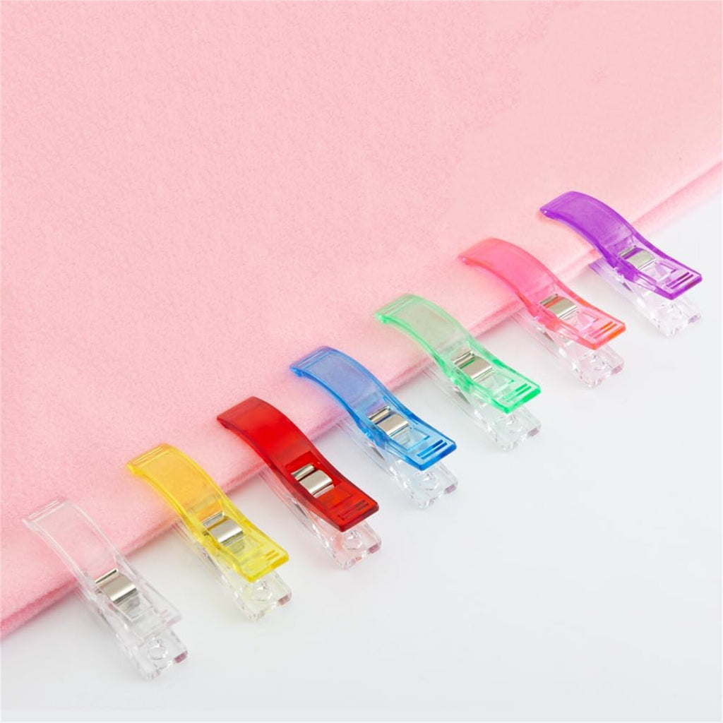 300 Pack Wonder Clips for Sewing Quilting and Crafts – Multi Color Fabric Clips 56mm