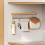 Premium Wood Style Wall Mounted Hanger Hook – Adhesive Kitchen Bathroom Cloth Hook
