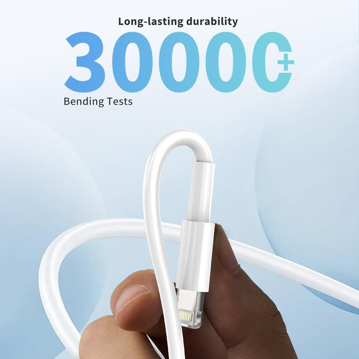 Bending test on the cable