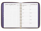 Telephone numbers page and 2027 forward planner inside the diary