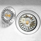 Stainless Steel Kitchen Sink Strainer – Drain Filter Waste Plug Stopper (80mm)