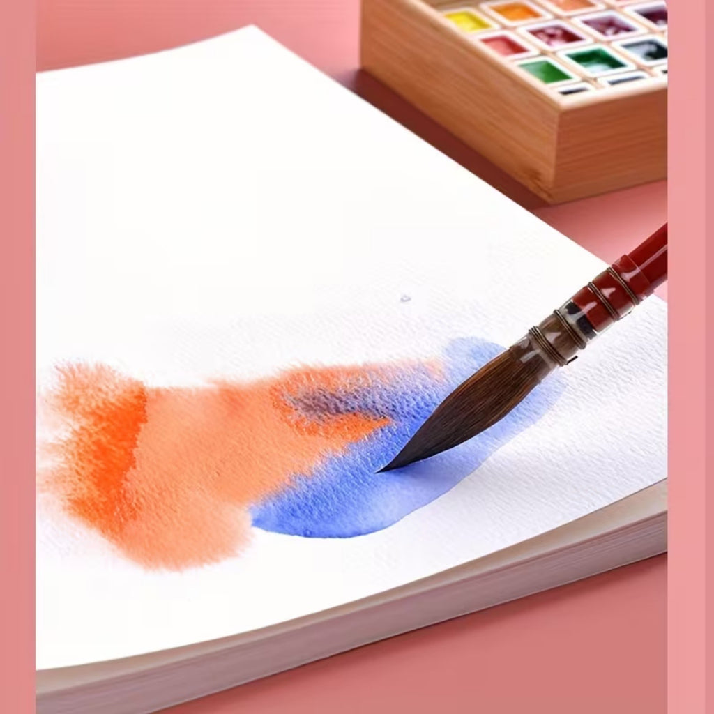50 Sheets A4 Watercolour Paper 160GSM Cold Press Artist Painting Paper Pad