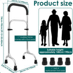 Senior Mobility Standing Aid Adjustable Height Elderly Stand Assist Support Device Non-Slip Walking Aid