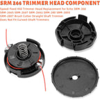 2pcs Speed Feed Trimmer Head 4.5" | Universal Bump Feed Line Head for Brush Cutter