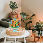1/2PCS 3D Gift Card Flower Greeting Card Style Birthday Postcard Gift Handmade