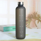 1L Motivational Water Bottle with Time Markings | BPA-Free Tritan Sports Drink Bottle