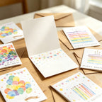 Birthday Greeting Cards Set With Envelopes Colorful DIY Birthday Wish Cards AU
