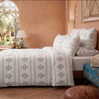 3pcs Quilt Cover Set/ Duvet Cover Set/ Floral Jacquard Cover Set/ All Season