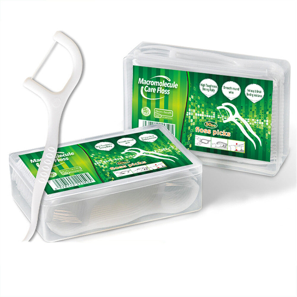 Floss picks and travel boxes