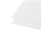 White Acrylic Sheet 50 x 70cm – DIY Craft Board for Painting, Handicrafts and Creative Projects