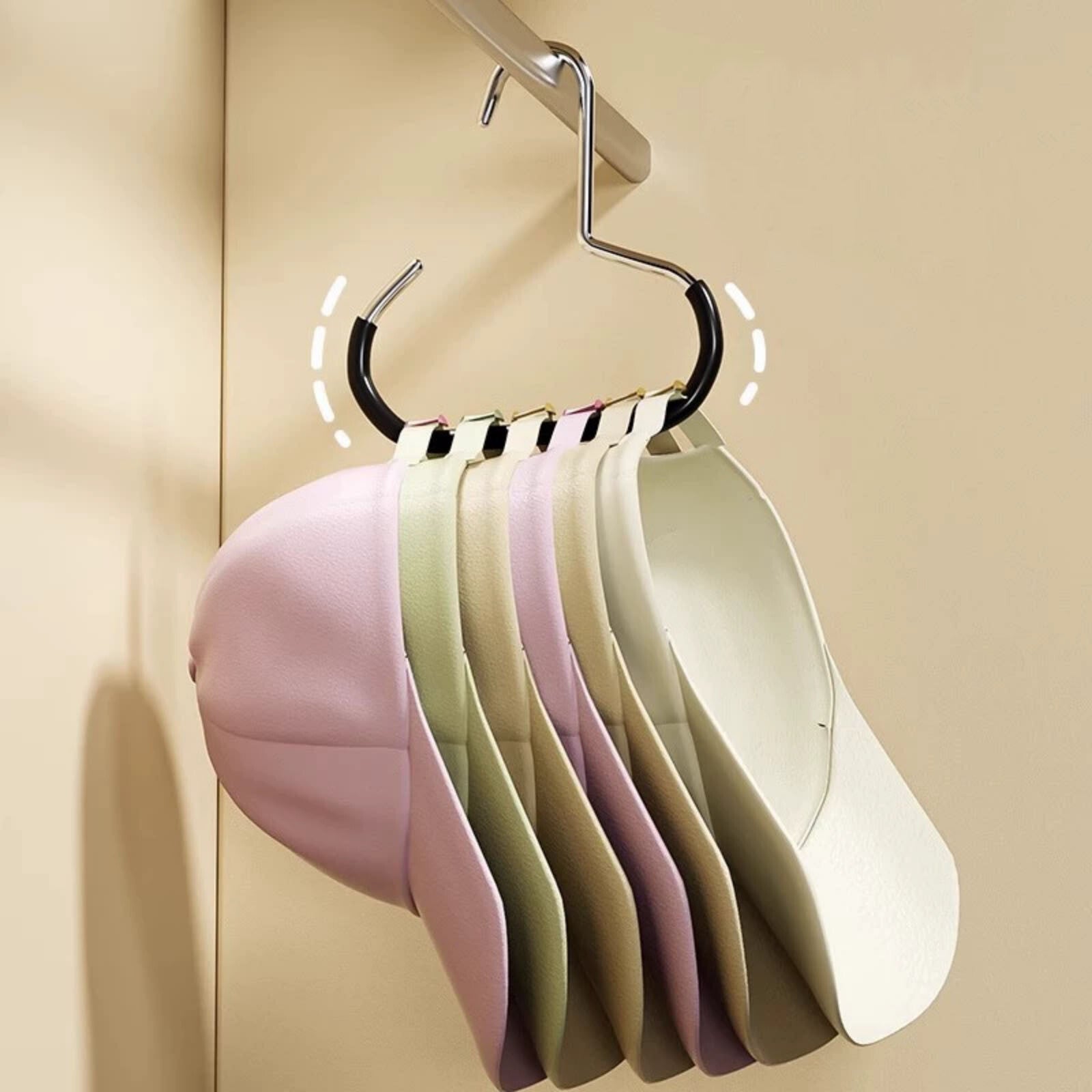 5 Pack Stainless Steel S Shape Hooks – Heavy Duty Hanging Hooks for Hats, Clothes and Storage