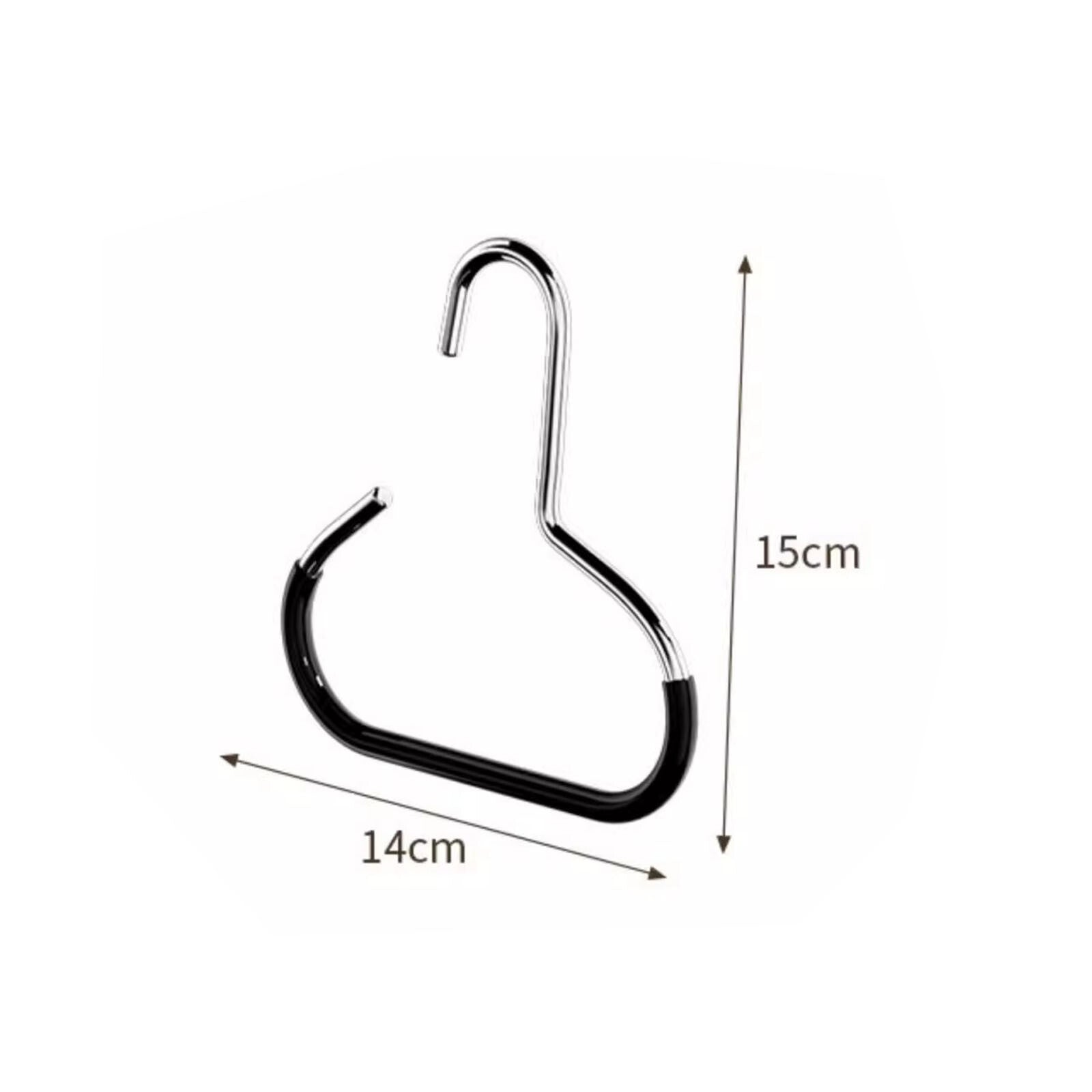 5 Pack Stainless Steel S Shape Hooks – Heavy Duty Hanging Hooks for Hats, Clothes and Storage