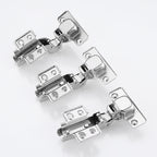 10 Set Kitchen Cabinet Door Hinge Repair Kit with Soft Close Hinges and Fixing Plates