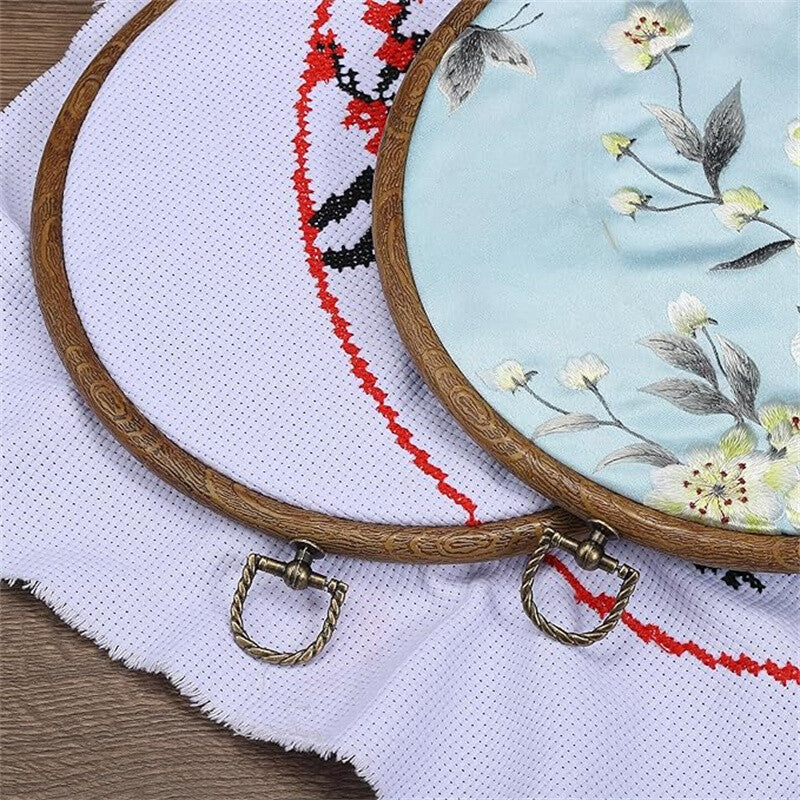 2X8/15cm Hand Embroidery Display Frame  Embroidery Hoop Flexi Hoop Decoration AU