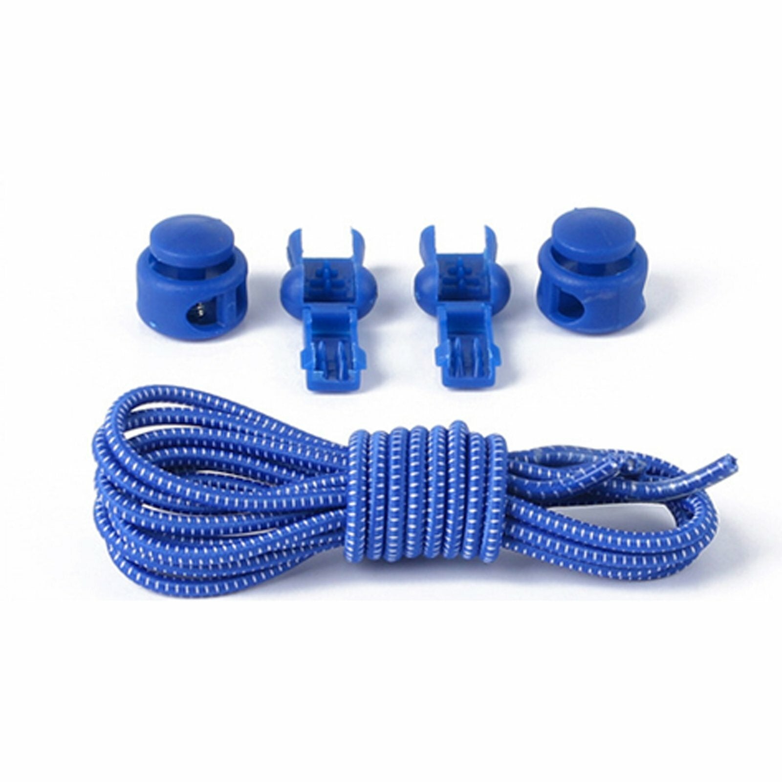 No Tie Elastic Shoelaces Lock System Running Sneakers Trainers Quick Lock Laces