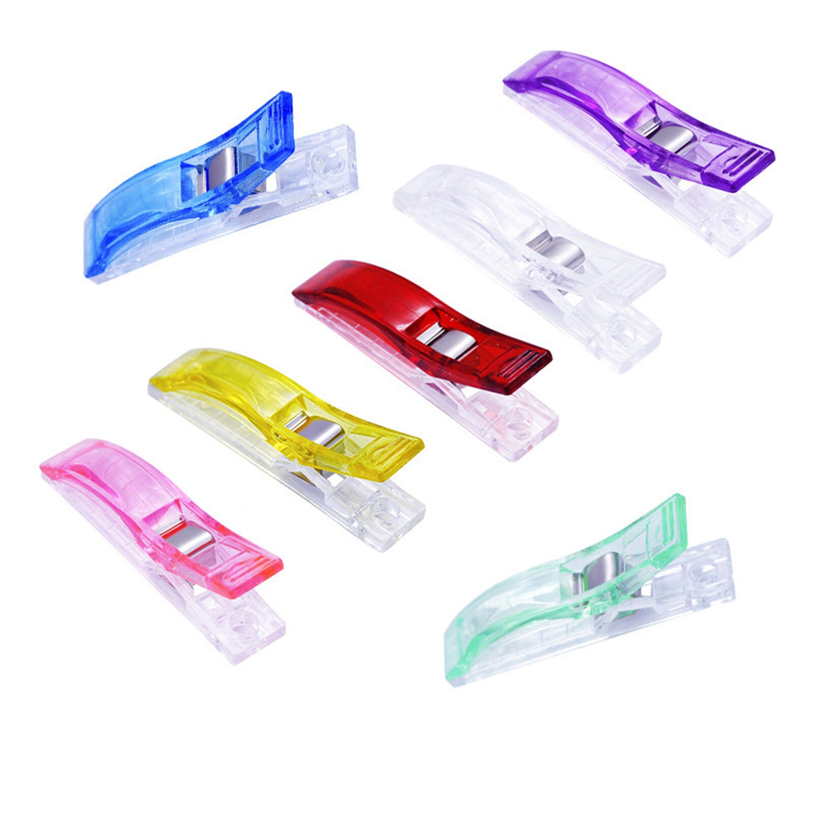 300 Pack Wonder Clips for Sewing Quilting and Crafts – Multi Color Fabric Clips 56mm
