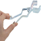 2PCS Silver Tent Light Hanging Hooks - Iron Clip Holder Lamp Hooks for Camping and Canopy Use