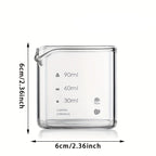 2PCS 500ml Glass Measuring Cups With Handle V-Shaped Spout Kitchen Liquid Beaker