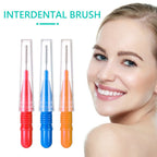 180PCS Interdental Brush Floss Sticks – 3 Size Teeth Cleaning Toothpick Brushes for Oral Care
