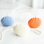 Seashell Candle Silicone Mold - Conch Scallop Clam Wax Mould for DIY Candle and Craft Decor